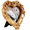 Gold, variant on Mosiee Romantic Elegant Heart-Shaped Photo Frame Elegant Decor Present Option Red