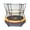 Yellow & Red, variant on SKYWALKER SPORTS 60" Mini Trampoline with Safety Enclosure Net & Handlebar - Indoor/Outdoor No-Spring Rebounder for Kids & Toddlers, Heavy-Duty Steel Frame