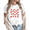 White-1, variant on Women Strawberry Jam Graphic Tees Cotton Crew Neck Printed T Shirt Tops White S-5XL