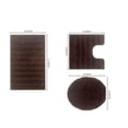 thumbnail image 2 of 3Pc Bathmat Berau Brown, 2 of 5