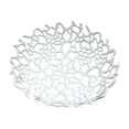 thumbnail image 2 of Bergamo Art 16" Decorative Handmade Aluminum Modern Bird Nest Bowl in White, 2 of 6