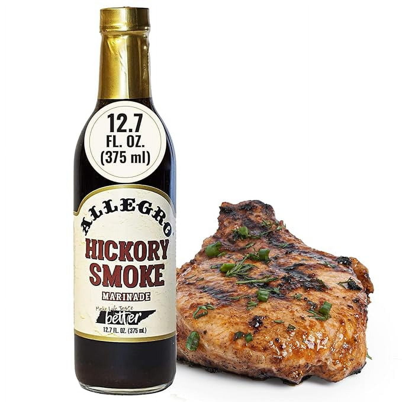 (6 pack) Allegro Hickory Smoke Marinade, 12.7 fl oz
