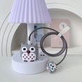 thumbnail image 4 of Cute Owl 3D Stereoscopic Silicone Charger USB Cable Protector Data Line Cord Protective Case For iPhone 18W/20W Winder Organizer Pink, 4 of 6