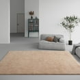 thumbnail image 7 of Junovo Modren Area Rug Soft Shag Carpet for Living Indoor Carpet,Fluffy Rugs for Kids Room/Bedroom,4'x6',Tan, 7 of 7