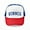 Red/Blue/White, variant on - WINNER Design (Blue) - Adjustable Unisex Printed Trucker Hat with Mesh Back