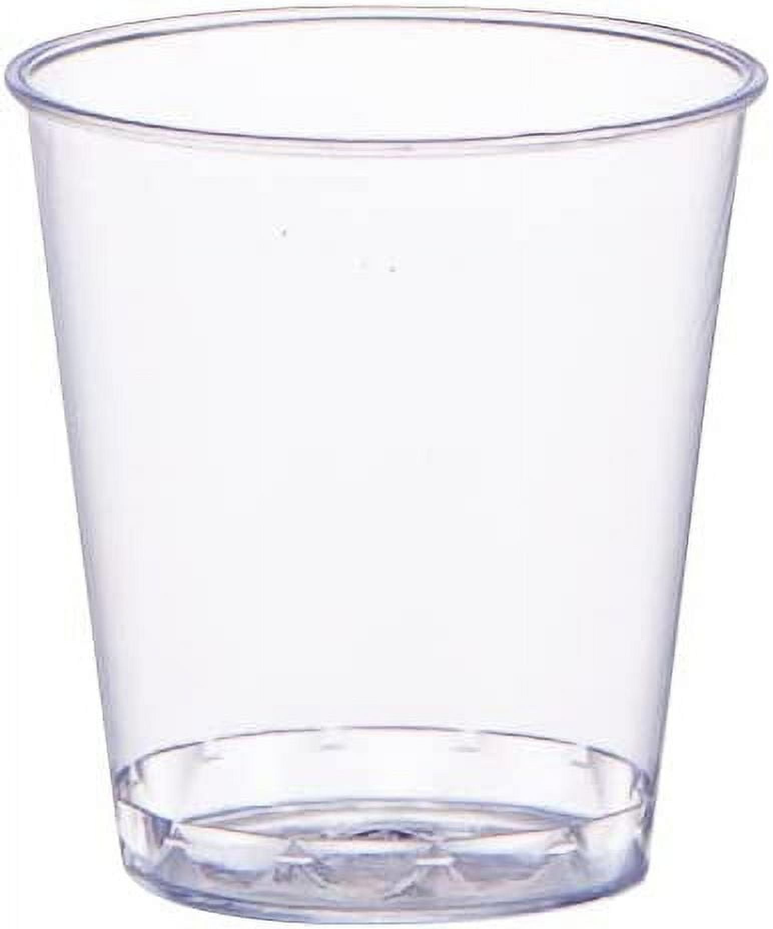 Gusto Disposable 1 Oz Clear Plastic Shot Glasses Pack of 500 Durable  Reusable BPA-Free - Walmart.com