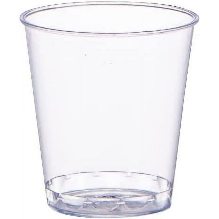 Gusto Disposable 1 Oz Clear Plastic Shot Glasses Pack of 500 Durable  Reusable BPA-Free - Walmart.com