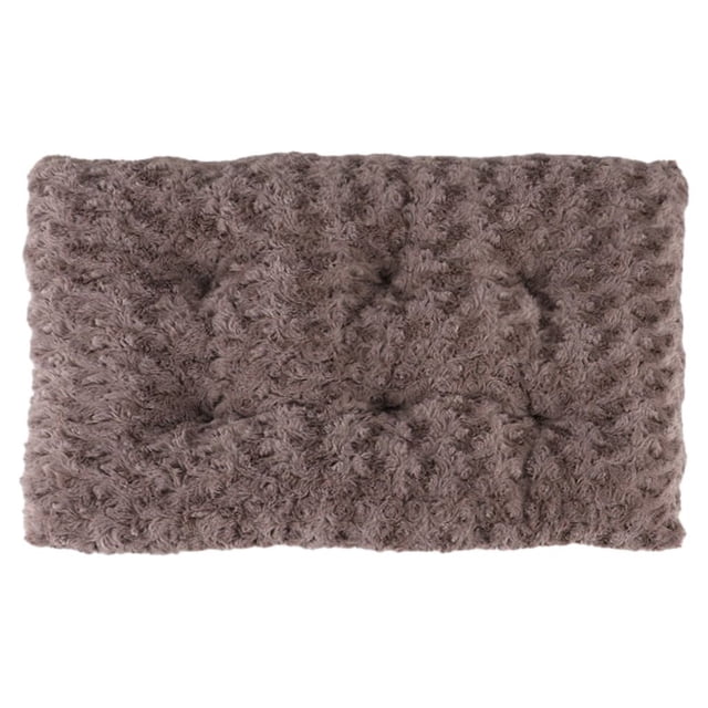 Methold Perrera para gatos de peluche rosa, cama cómoda y resistente a los arañazos para el amigo felino, perrera para perros de peluche con Suministros para perros Moca M: 65*45 CM