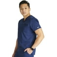 thumbnail image 3 of Cherokee Workwear Revolution Scrubs Top For Men V-Neck WW751, 3 of 5