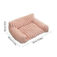 thumbnail image 3 of Sofa Style Pet Bed, Warm Cat Bed, with Cushion for Indoor Sleeping, Soft Dog Bed for Couch and Floor, Comfortable Pet Mat for Cats and Dogs, Home Decor Pet Furniture for Living Room, 3 of 6
