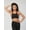 Black, variant on High Fashion Workout Sports Bra