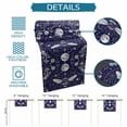 thumbnail image 6 of Navy Blue Bee Table Runner 90 Inches, Retro Chic Moon Star Mushroom Flowers Bed Runner Dresser Scarves Tabletop for Indoor Outdoor Parties/Ceremony/Banquet, 13" x 90", 6 of 9