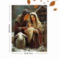 thumbnail image 3 of Qisvanset 12x16 Inch Nativity Scene Canvas Wall Art, Christmas Jesus Birth Religious Home Holiday Decor, 3 of 8