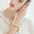 thumbnail image 3 of Handwoven Wax String Bracelet Bohemian Style Creative Crystal Temperament Bracelet For Women, 3 of 4