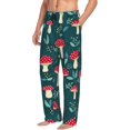 thumbnail image 2 of Daiia Amanita Mushroom Men's Sleep Pant with Pockets and Drawstring,Pajama Pants-Small, 2 of 9