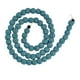 thumbnail image 2 of 6mm Rock Volcanic Rock Bead Smooth 15'' Light Blue Diy Round Jewelry, 2 of 5