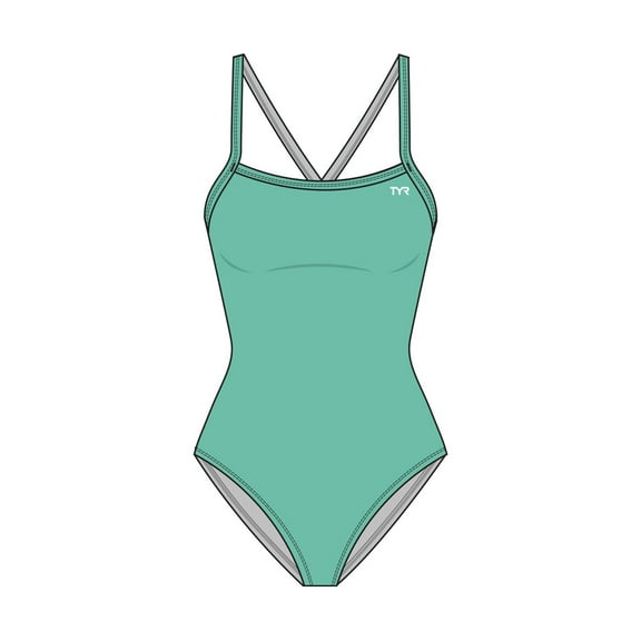 Tyr Durafast Solid Diamondfit Seafoam Size 36