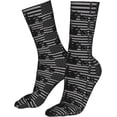 thumbnail image 1 of SEVEBJ Chaussettes Fantaisie Chaussettes Mi-Mollet Athlétiques Chaussettes de Sport Chaussettes de Course Chaussettes de Randonnée Cyclisme pour Femmes Hommes 16 Pouces Bleu, 1 of 7