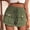 Olive green, variant on Tejiojio Active Women's Summer Clearance Fashion Women Sweat Shorts Casual Loose Pocket Solid Pockets High Waist Short