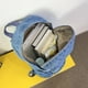 thumbnail image 5 of Mochila Escolar Jeans Bolso Hombro Mujer Correa Ajustable Denim Travel Work Bag, 5 of 9