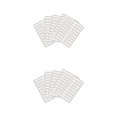 thumbnail image 2 of Vogacara 1 Juego de herramientas de silicona para de cejas para práctica de cejas, hoja de piel de goma, juego de maquillaje de copia, plantillas 5 piezas 2piezas Vogacara CBP493466, 2 of 5