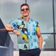thumbnail image 4 of Fotbe French Bulldog Dog in a Bathtub Camiseta Polo de Golf para Hombre con Estampado – Camisa Deportiva Transpirable con Cuello Abotonado-XX-Large, 4 of 6