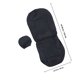 thumbnail image 2 of HAMPPLIES 1Jgo Funda Para Asiento De Vehículo Cuero PU Negro Suave Duradera Y Elegante, 2 of 6