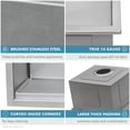 thumbnail image 5 of Ruvati RVH8003 33 x 22 Workstation Ledge Drop-in Tight Radius Kitchen Sink, 5 of 7