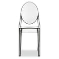 thumbnail image 2 of Jeco F-SF015 Plastic Chair, Clear, 2 of 2