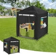 thumbnail image 2 of Kids Playhouse Cover with Zippers Waterproof UV Resistant Sun Protection Outdoor Playhouse Cover Protector, 2 of 7