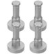 thumbnail image 4 of 4 juegos de ganchos de metal para baño, ganchos de aluminio para abrigos, ganchos de pared, gancho para toallas HOMEMAXS HaoMX115442395, 4 of 7
