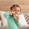 thumbnail image 3 of Easter Baby Plush and Teether Playset, Includes Bunny, Carrot, Chicken, Rattle Egg & Basket, Perfect Sensory and Decorative Gift for Babies & Newborns, 3 of 6