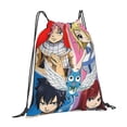thumbnail image 2 of Fairy Tail Drawstring Backpack Simple Sports Gym Bag Draw String Bags Casual Rucksack, 2 of 9