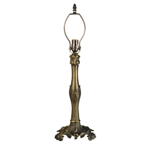 MEYDA 52456 17 in. H Victorian Rosette Table Base
