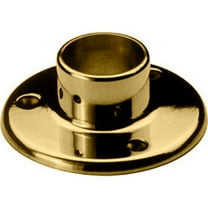 Lavi Industries Flange Floor for 1.5"" Tubing Polished Brass