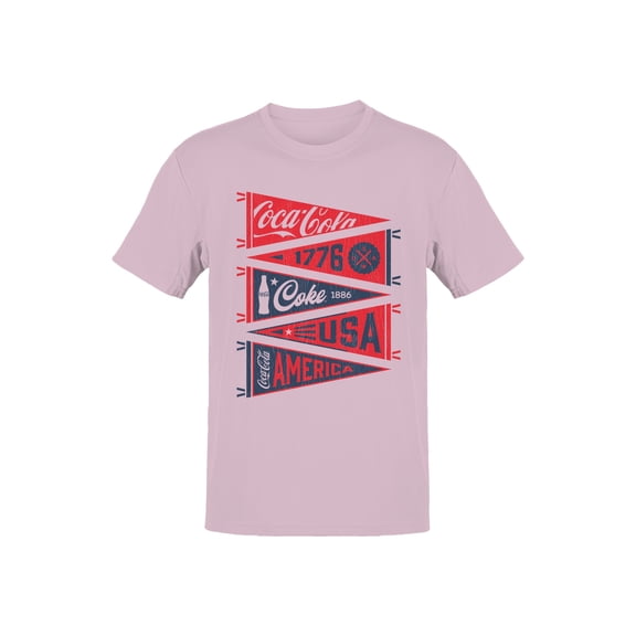 Officially Licensed Coca Cola American Heritage Coca-Cola Design Men's T-shirt