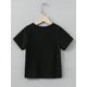 thumbnail image 2 of Happy New Year's T-Shirt - Black Colored Stationery Pattern, Comfortable Fit, Machine Washable, Suitable For Back To School and Summer Casual Wear, Children's Back To School T-Shirt, 2 of 7