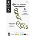 thumbnail image 3 of BePuzzled, Enigma Hanayama Metal Brainteaser Puzzle Level 6 Ages 12+, 3 of 8