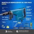 thumbnail image 2 of Martillo Demoledor Industrial 1500 W Dongcheng azul Estándar, 2 of 8