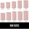 thumbnail image 6 of Bath Rug 24x17, Thick Soft Absorbent Chenille, Rubber Backing Quick Dry Microfiber Mats, Machine Washable Rugs for Shower Floor, Bathroom Runner Bathmat Accessories Decor, Dusty Rose, 6 of 6