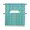 Blue, variant on Tropical Floral Kitchen Curtains Set for Windows 3 Piece Cafe Curtains 24 Inch Length Swag Curtains Valances and Tier Set Summer Monstera Leaves Boho Watercolor Blue Drapes for Bedroom Bathroom