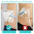 Waterproof Shower Cover Shields, NonStick Center Pad for Dialysis Port
