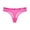 Hot Pink, variant on Women's Panties High Waist Mesh Underwear Lace Thong Comfort Fit Stitching Breathable Smooth Waistband Seamless -Friendly -Style Red XL
