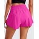 thumbnail image 2 of Shorts CRZ YOGA Falda con Volantes Deportiva Cintura Alta Morado M, 2 of 4