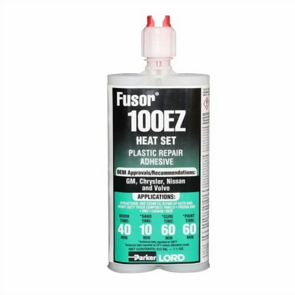 Lord Fusor 100EZ EZ Plastic Body Repair Adhesive (Heat-Set), 7.1 oz. FUS-100EZ