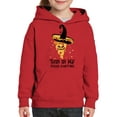 thumbnail image 3 of Awkward Styles Halloween Hoodies for Kids Boys Girls Pizza Hooded Youth Sweatshirt, 3 of 5