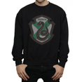 thumbnail image 3 of Harry Potter Mens Slytherin Crest Flat Sweatshirt, 3 of 5