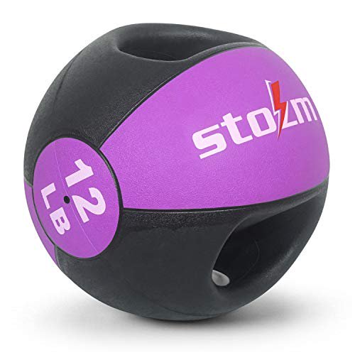 STOZM Medicine Ball / Weighted Ball Exercise Weights with Side