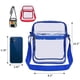 thumbnail image 3 of Qarigey Bolso de hombro de PVC Bolso de almacenamiento cruzado impermeable Doble cremallera Estuche de viaje informal Gran capacidad Hombres Type2 NO2, 3 of 6