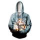 thumbnail image 1 of Sudadera con capucha y cremallera con estampado 3D para mujer y hombre, estilo Harajuku, Z02, 1 of 6